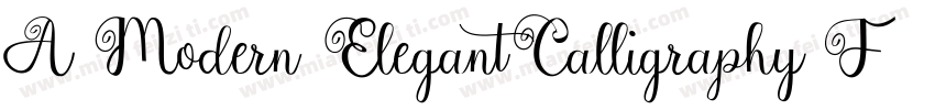 A Modern Elegant Calligraphy Font字体转换